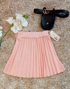 Spódniczka plisowana +pasek ecoskórka 128