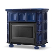 Piec kaflowy z wkładem FLORENCJA kobalt 15kW