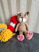 Maskotka koteczek ręcznie robiony