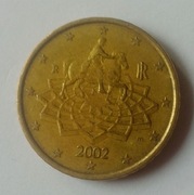 50 euro cent 2002 Włochy 