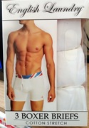 Bokserki Męskie 3 PACK 95% Bawełna r-M Pas 68 do 72cm