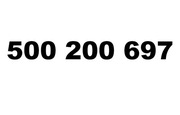 Złoty numer 500 200 697