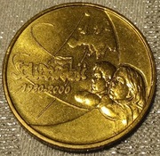 Kolekcjonerska moneta 2 zł Solidarność 2000 rok