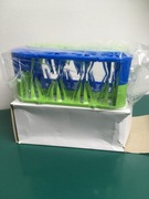 Nowy statyw do probówek plastikowy 