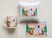 Dolina Muminków Muminki retro prezent zestaw Poduszka puzzle kubek