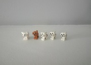 Części LEGO zwierzątka: 4 x piesek i owieczka 
