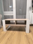 Stolik kawowy dąb sonoma biały  95cm 55 cm 45 cm