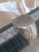 Srebrny sygnet duży rozmiar 31