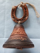 Dzwonek ceramiczny z podkową szczęścia - Czorsztyn.