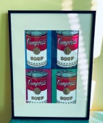 Oprawiony obraz/ druk cyfrowy Pop Art Campbell's Tomato Soup Andy Warhol