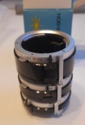 Minolta MD Auto Extension Tube Set zestaw pierścieni przdłużających Soligor