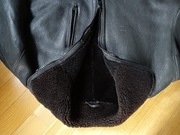 Kożuch lotniczy kurtka skórzana XL skóra owcza pilotka avirex ochnik B3