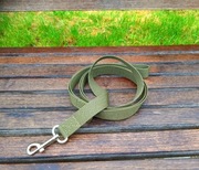 Smycz dla psa oliwkowa