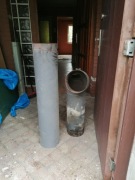 Rura kominowa 200 1x rura 1m, 1x rura 0.5m, kolanko regulowane