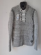 męski sweter z wełny L