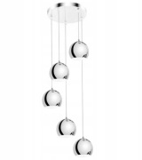 Lampa wisząca pięcioramienna 