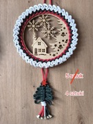 Zawieszki ozdoby Bożonarodzeniowe ręcznie wykonane na szydełku handmade 