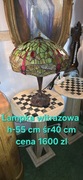 Lampa witrazowa duza