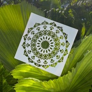 Szablon mandali, malarski, DIY, scrapbookingu, tynk ozdobny 