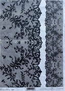 Papier ryżowy Koronka 210x297