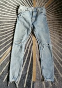 spodnie jeansowe bershka super skinny