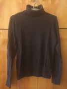 H&M golf / sweter damski czarny 83% bawełny