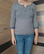 Bluzka w granatowe paski 