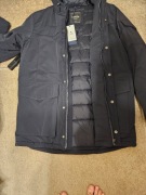 Kurtka męska z wypełnieniem granatowa Big Star