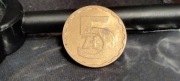 Moneta PRL 5ZŁ. 1987 Mennicza patyna