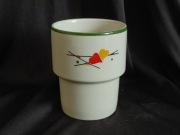 Kubek barowy Lubiana z metką serduszka serca  prl do kakao  kompotu retro 