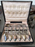 Antyczny zestaw sztućców platerowanych NORBLIN