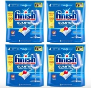 4x Finish Quantum kapsułki do zmywarki 100 sztuk Lemon Wysyłka Gratis z PL