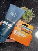 Zestaw do golenia Gillette Fusion 5 + krem