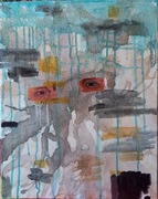 Obraz Abstrakcja Alicja Rozmiarek "Oczy" 40x50 