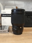 Obiektyw Sigma Art 1.4 85mm. Canon Ef
