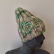 czapka handmade, wełna merino, beanie