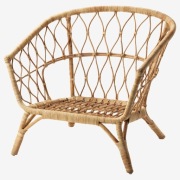 Fotel rattanowy IKEA STOCKHOLM 2017