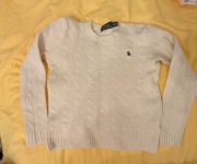 Ralph Lauren Polo sweterek - oryginalnie S, teraz rozmiar dzieciecy