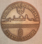 Medal TS/S Stefan Batory Polskie Linie Oceaniczne 