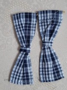 Miniaturka - zasłony na okno wraz z karniszem - skala 1:12 - Dollhouse