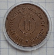 #2655 Jordania 10 flisów 1967 ładna rzadsza