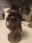 Chiński drewniany swiecznik