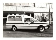 KOLEKCJONERSKIE ZDJĘCIE PRL FSO POLONEZ AMBULANS - ZAKŁADY ŻERAŃ