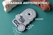 Zabawka antystresowa 3D FIDGET | Klikacz sensoryczny | Relaks | 4 kolory