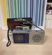 Nowe radio FM  z budzikiem SANYO RPM-C2 unikat vintage 