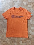 T-shirt Koszulka uczelni Politecnico di Milano M 100% bawełna pomarańczowa