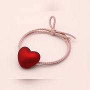 Gumka do włosów hand made serce