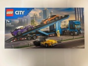 LEGO City 60408 Ciężarówka do przewozu samochodów sportowych NOWE