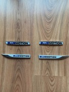 Znaczek emblematy bluemotion golf 7 komplet 4 sztuki