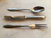 Gerlach Sztućce dla dzieci PRL Vintige